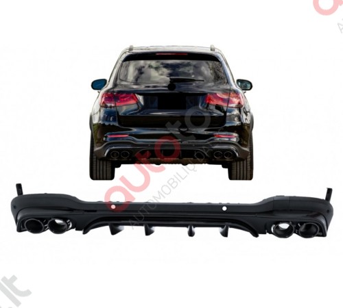 Mercedes GLC 43 AMG X253 difuzorius "black" 2015-2022